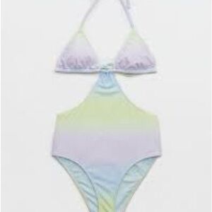 Aerie Pastel Gradient One Piece Swimsuit